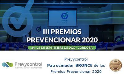 Prevycontrol Patrocinador BRONCE de los Premios Prevencionar 2020