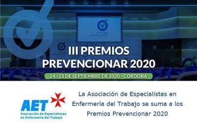 La Asociación de Enfermería del Trabajo se suma a los Premios Prevencionar 2020