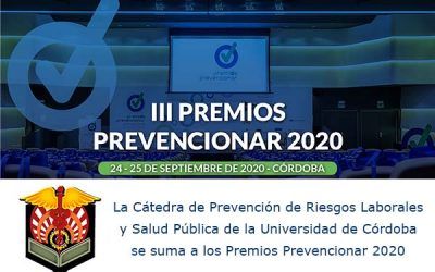 La Cátedra de PRL y Salud Pública de la UCO se suma a los Premios Prevencionar 2020