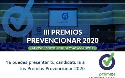 Ya puedes presentar tu candidatura a los Premios Prevencionar 2020