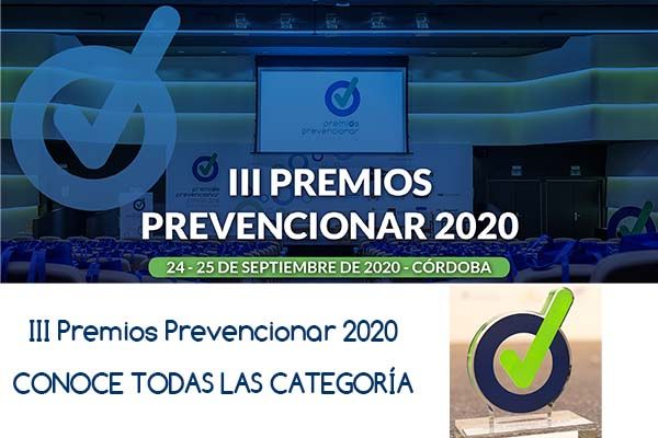 III Premios Prevencionar 2020: CONOCE TODAS LAS CATEGORÍA