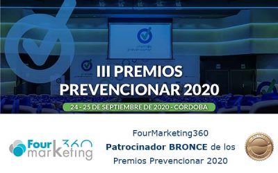 Fourmarketing360 Patrocinador BRONCE de los Premios Prevencionar 2020